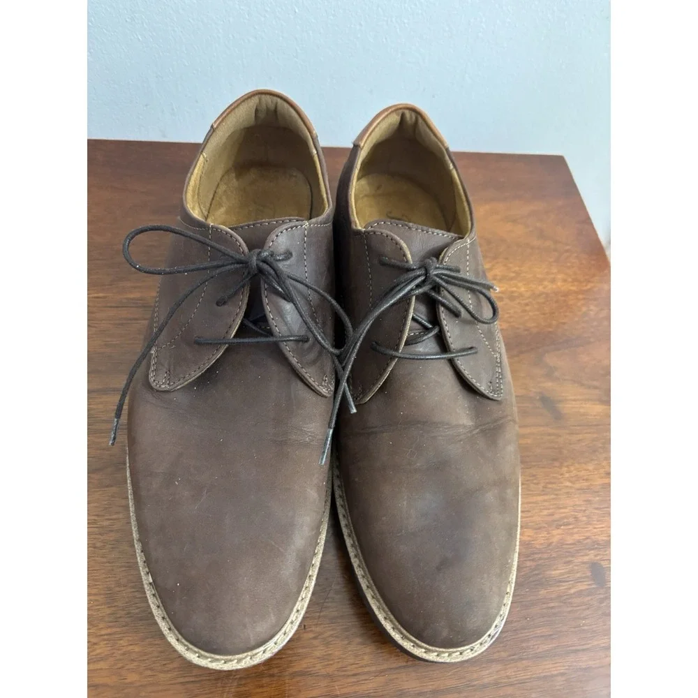 Florsheim Men's Norwalk Plain Toe Ox Brown Laced Comfort Oxfords Size 9M‎